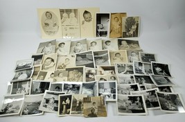 65+ Vtg Black and White Baby Photos 50s-60s Crafting Scrapbooking - £9.49 GBP