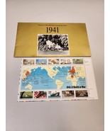 1941 World War II 50th Anniversary Commemorative Series USPS Stamp Set - £8.96 GBP