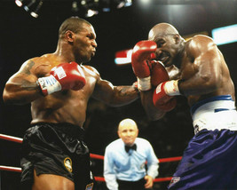 Mike Tyson Vs Evander Holyfield 8X10 Photo Boxing Picture Action Mills Lane - £3.90 GBP