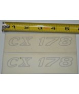 Lot of 2 NOS 1999 Crestliner &quot;CX 178&quot; Boat Decals - £13.11 GBP