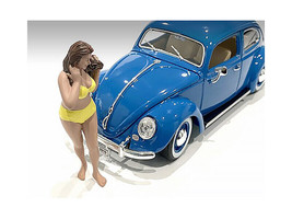 Beach Girl Amy Figurine for 1/18 Scale Models American Diorama - £16.34 GBP