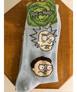 Crew Socks Rick And Morty Men Crew Light Blue  Faces Print  Size 8-12 NWT - €4,00 EUR