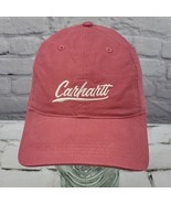 Carhartt Red Hat Adjustable Ball Cap - £15.52 GBP