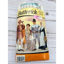 Butterick 6375 Pattern Pilgrim Renaissance Costumes Men's Misses' Sizes - $8.59
