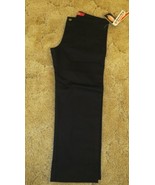 Dickies Girl&#39;s Pants Sz 3 Stretch Fabric  30.5&quot; x  23.5&quot; Black - £10.24 GBP