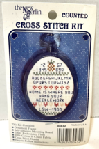 VTG New Berlin Counted Cross Stitch Kit Home is Where You Hang Your Needlework - £8.47 GBP