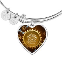 True Love Heart Bangle Stainless Steel or 18k Gold 18-22&quot; - £38.25 GBP+