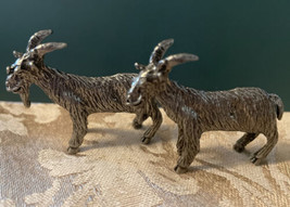 Set of 2 Pewter  Goat Figurines - £9.49 GBP