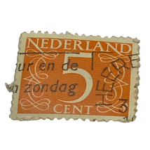 Netherlands Stamp 5 cent Numeral Issued 1953 Machine Canceled Ungraded Single - £5.49 GBP