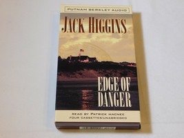 Edge of Danger by Jack Higgins 4 Cassette Tapes Putnam Berkley Audio Pat... - £12.10 GBP