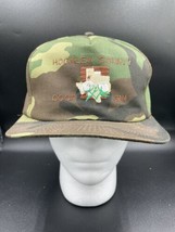 VTG K Products Camouflage Hat SnapBack Hockley Co Coop Farming Cotton Bo... - £13.75 GBP