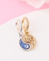2024 New Authentic S925 Yin and Yang Double Dangle Charm for Pandora Bracelet  - £9.47 GBP