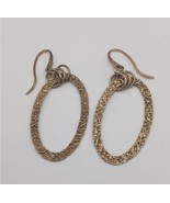 Italian gold vermeil over sterling earrings.Earrings 2&quot; long - €21,39 EUR