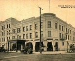 Grand Pacific Hotel Street View Cars Bismarck North Dakota UNP DB Postca... - $6.88