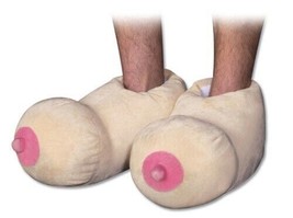 Boob Shaped Slippers One Size Soft And Comfy - £31.21 GBP