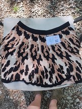 Say What - Women’s Leopard Collection Size Small Lined Skirt Animal Print - $10.00