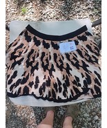 Say What - Women’s Leopard Collection Size Small Lined Skirt Animal Print - $10.00