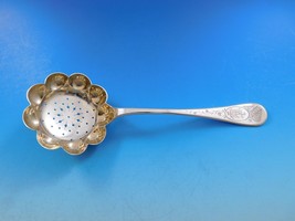 King William Engraved by Tiffany &amp; Co Sterling Silver Pea Spoon GW Fluted 8 1/4&quot; - £1,283.59 GBP