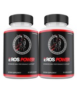 Eros Power Pills, All Natural Formula for Men ErosPower Supplement (2 Pack) - $37.96 CAD
