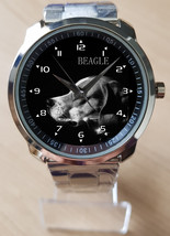 Beagle Cute Dog Unique Unisex Beautiful Wrist Watch Sporty - £27.97 GBP