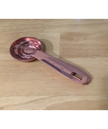 Copper Plated Stainless Steel Measuring Spoons Set Of 4 - £5.34 GBP