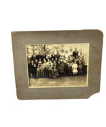 Antique Photo School Children Teacher 1900s 1914 Spring Hill Blackburn O... - $99.99