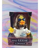 Celebriducks Give Geese a Chance Rubber Duck da collezione nuovo in scat... - $297.00 MXN