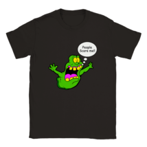 Funny T shirt cartoon halloween slime t shirt comic Ghostbuster people s... - $25.00+