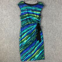 Connected Sheath Dress Women&#39;s Size 6 Polyester Blend Striped Adults - $25.11 CAD