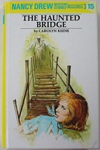 Nancy Drew The Haunted Bridge flashlight edition no.15 Carolyn Keene hc - £1.90 GBP