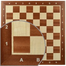 Professional Tournament Chess Board No. 6 - 58 mm / 2,3&quot; squares - with ... - £63.38 GBP