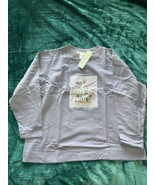 Women’s Floral Long Sleeve Shirt Top – Purple – Size Medium - $15.00