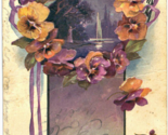 Vintage Postcard Birthday Greetings - Flowers Embossed - £3.58 GBP
