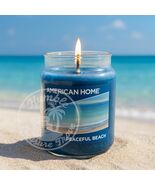American Home by Yankee Candle Peaceful Beach 19 oz Blue Jar Ocean Fresh... - $31.50