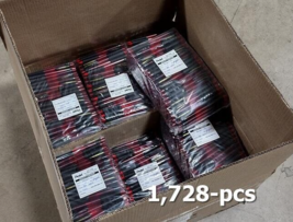 NEW BULK 1,728-pcs Pentel Click-N-Go Ballpoint Pens RED INK Barrel BK450... - $111.62