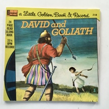 David And Goliath 7&#39; Vinyl Record / 24 Page Book - £26.26 GBP