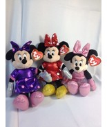 (3) Ty Beanie Babies Collection Disney Minnie Sparkle - $34.10 CAD