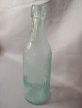 John Allgair Somerville NJ Blob Top Soda Bottle 1890s Aqua 9&quot; - £15.53 GBP