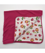 Gymboree Receiving Blanket Flowers &amp; Birds Pink 2014 - £23.90 GBP