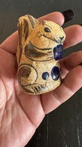 Vintage Mexican Squirrel Pottery Figurine  Southwest Décor Animal Trinke... - $13.44 CAD