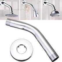 Shower Arm Extension 6 Inch Stainless Steel Construction, Showers Heads, Chrome - £24.63 GBP