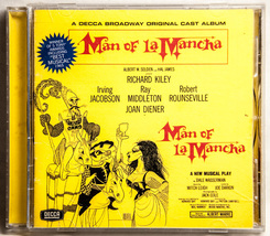 2001 Man of La Mancha Decca Broadway Original Cast Album Richard Kiley A... - $5.00