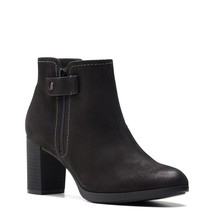 Clarks Women&#39;s Bayla Glow Boot Black Nubuck 10 - £59.50 GBP