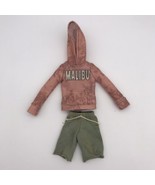 Ken Doll Malibu Hoodie Shorts Barbie Fashion Pack Clothes Outfit 2017 RE... - £11.79 GBP