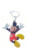 Disney Mickey Jumping Rubber Keychain - £15.78 GBP