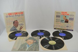 Bing Crosby Lot of 3 Records Vinyl LP Join Bing &amp; Sing Gang Songs Feels Good VG - £15.50 GBP