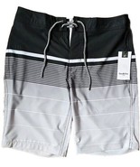 Goodfellow &amp; Co™ Board Shorts ~ Men&#39;s Size 30 ~ 10&quot; Inseam ~ BLACK/WHITE... - £18.39 GBP