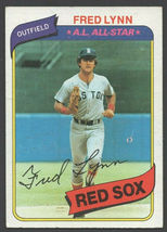 Boston Red Sox Fred Lynn 1980 Topps Baseball Card 110 ex   ! - £0.39 GBP
