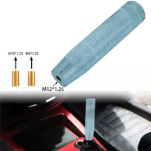 Universal 20cm Glitter Transparent Blue Manual Racing Gear Stick Shift Knob - £16.33 GBP