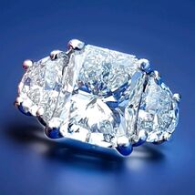 EARTH MINED DIAMOND PLATINUM 1.81 ct Engagement Ring BIRKS Emerald Cut Solitaire - $18,710.25